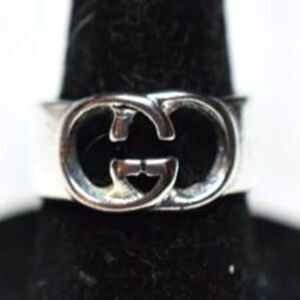 Classic Art Inspired 925 Silver Size 5/6 Cuff Unisex Y2k Casual Ring